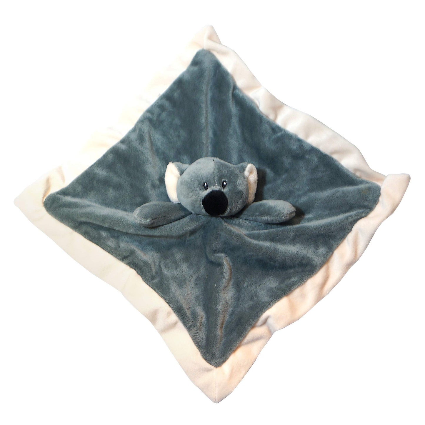 Baberoo Lovey Security Blanket 12 inch Square Stuffed Animal Baby Blankie for Girls or Boys (Koala) (Pack of 2)