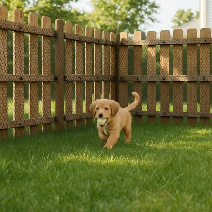 Yuminroe Plastic Chicken Wire Mesh Fencing, 15.7IN x 32.8FT Rigid Plastic Wire Mesh Fence Roll, Garden Balcony Fencing Barrier Netting for Farms, Poultry, Yards, Dog, Cat (0.4m x 10m)