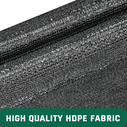 Kesfitt 70% Shade Cloth 10x20 ft, Breathable HDPE Mesh Sun Shade Tarp for Garden & Greenhouse, UV Resistant Outdoor Shade Fabric with Copper Grommets for Plants, Patio, Yard