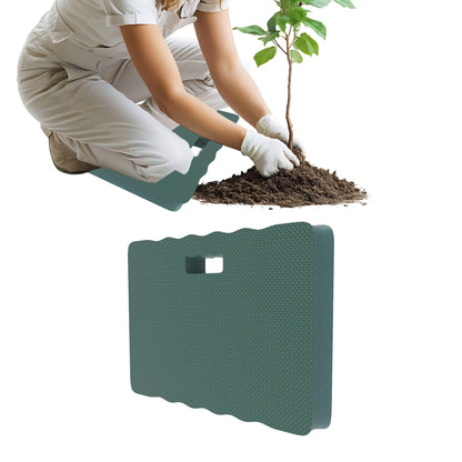 Kneeling Pad with Handle - Multiuse Extra-Thick EVA Foam Ergonomic Comfort Knee Protector for Gardening - Indoor or Outdoor Use by Pure Garden (Green)