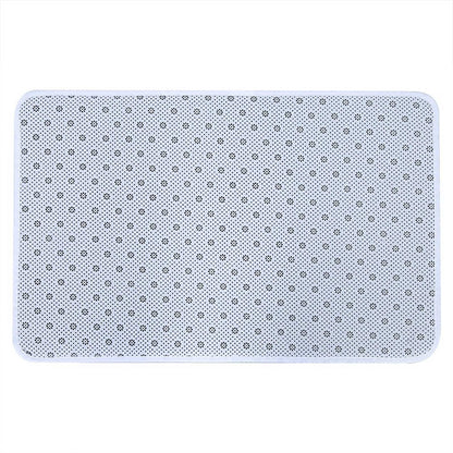 Restokki Foot Pad Non Slip Door Mat, Polyester Non Slip Green Foot Pad for Bathroom Living Room Bedside Table