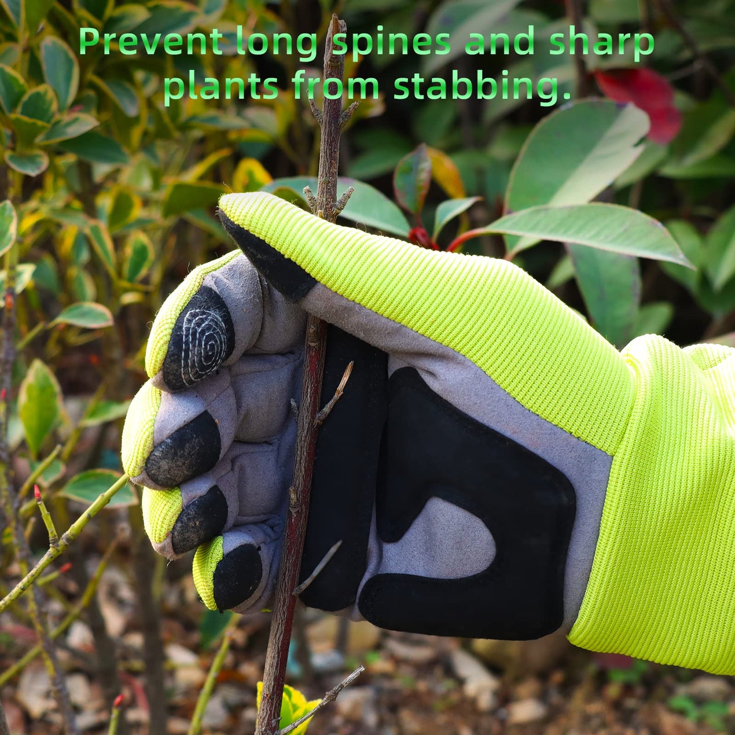 MEPEREZ 3-in-1 Gloves for Gardening Lightweight, Farming & Cleaning, Thorn Proof, Anti-Slip, Comfort, Breathable, Abrasion Resistant