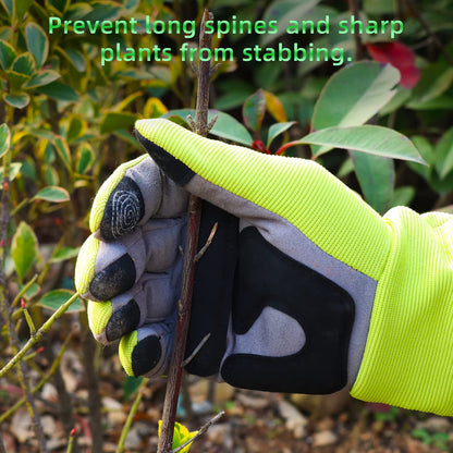 MEPEREZ 3-in-1 Gloves for Gardening Lightweight, Farming & Cleaning, Thorn Proof, Anti-Slip, Comfort, Breathable, Abrasion Resistant
