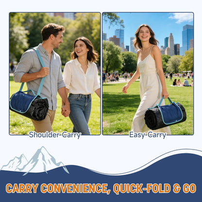 Catalonia Extra Large Waterproof Picnic Blanket 70" x 80", Foldable Beach & Camping Mat for Park Patio Lawn Garden Grass Ground Concert & Music Festival, Ideal Outdoor Accessory Gift