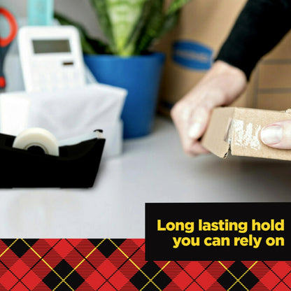 Scotch Transparent Tape, Versatile, Clear Tape Engineered for Office and Home Use, 3/4 x 850 Inches, 4 Dispensered Rolls