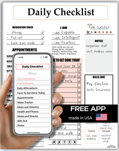 ADHD Planner for Adults & Women - 2026 Productivity Planner & Daily To Do List & Task Notepad, Neurodivergent Tools for Adults, Undated Full Focus Organization Pad with 50 Tear-Off Sheets, 8.5 x 11 Inch