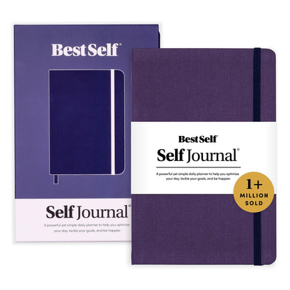 BestSelf 13-Week Self Journal & Goal Planner – Undated Daily ADHD-Friendly Journal for Men & Women | Productivity, Gratitude, Reflection & Habit Tracker | 2026 Life Organizer with Prompts, Distance Navy