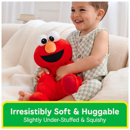 GUND Sesame Street Official Oh So Snuggly Elmo Plush, Plush Muppet, Sensory Toy, Sesame Street Stuffed Animals for Babies and Infants, Red, 12.5”