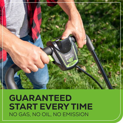 Greenworks 48V (24V x 2) 20" Brushless Cordless Lawn Mower + 12" String Trimmer + 320 CFM Leaf Blower Combo Kit with (2) 4.0Ah Batteries & Dual Port Fast Charger