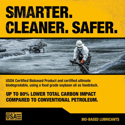 DEWALT – Biodegradable Bar & Chain Oil – Green, Eco-Friendly, Non-Toxic Professional Bar & Chainsaw Lubricant – Ultraclean All-Season Oil for Gas, Electric Saw, and Pole Saw, 1 Gallon