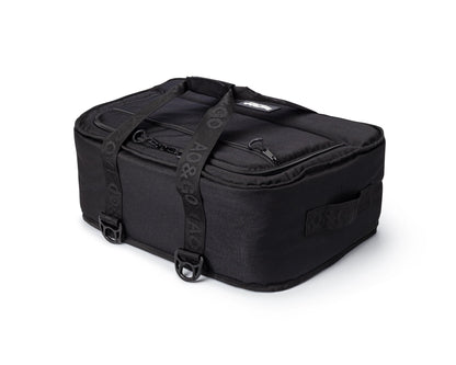 AO Coolers Stow-N-Go Canvas Soft-Sided Cooler, Low Profile and Leak Proof, Insulated for 24-Hour Cold, Black, 38-Can