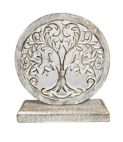 VANIYA CRAFTS® Wooden Carved Handmade Engraved Table Decor Table Sculpture Home Decor Statue for Living Room, Bedroom, Office Desktop, Cabinets