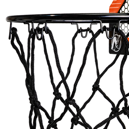 NERF Pro Hoop Kids Basketball Hoop Set - Mini Set with Mini NERF Basketball - Steel Rim Great for Dunking - Over The Door