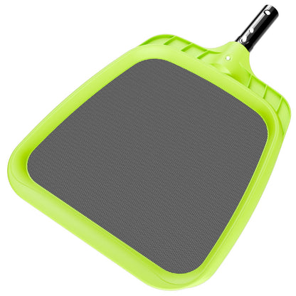 Sepetrel Pool Skimmer Net - Professional Heavy Duty Reinforced Frame Nylon Flat Leaf Rake Net,for Spa Pond Swimming Pool, Cleaning Supplies and Accessories, (Pole Not Included)