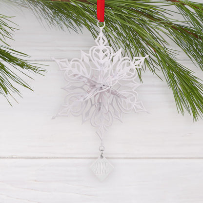 Hallmark Dimensional Snowflake 2025 Christmas Ornament, Metal, Snowflake Gifts