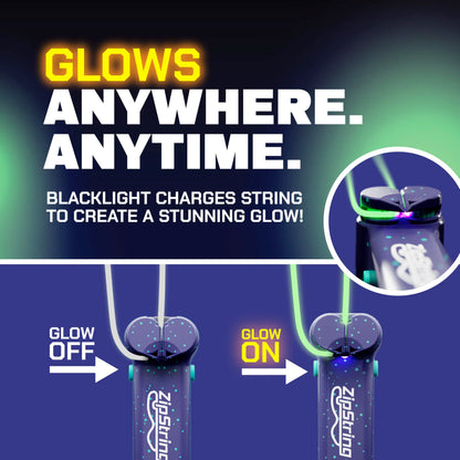 ZipString Luma - The Patented Glow-in-The-Dark Toy that Flies a Loop of String, Creates Endless Shapes and Tricks Built-in LED for Glowing Fun. Perfect STEM Gift for Kids & Adults. Wonderment Awaits
