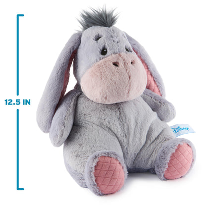 GUND Disney Official Eeyore Oh So Snuggly Plush, Winnie the Pooh, Eeyore Donkey Stuffed Animal for Ages 1 and Up, Grey, 12.5”