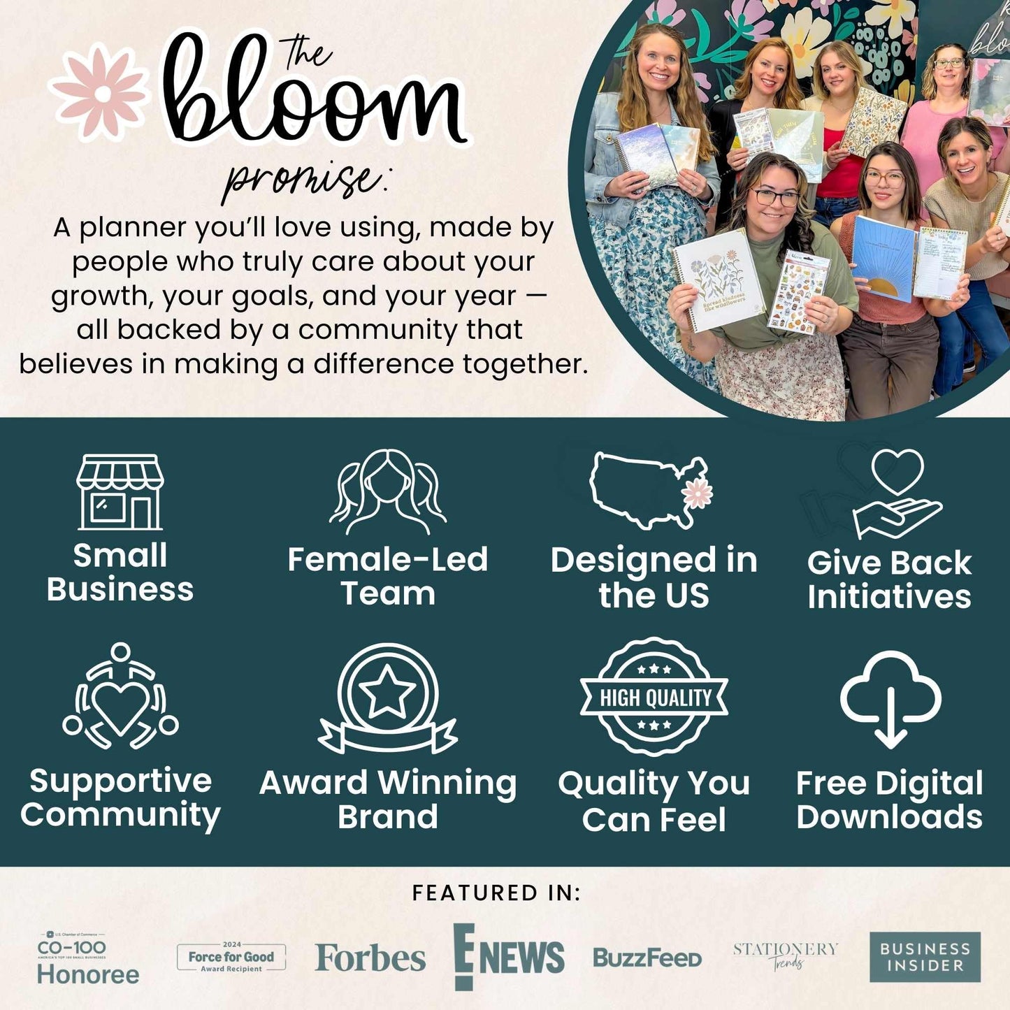 bloom daily planners Decorative File Folders - Set of 12 Letter Size (8.5” x 11”) Organizers, 1/3 Cut Tabs - Aesthetic Floral Folders for School & Office - Garden Party