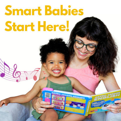 Astro Learns English Children's Songs — Musical Toys & Interactive Sound Board Books for Toddlers 1-3, Singing & Nursery Rhymes for Babies, Educational Talking Musical Toy, Sing Along Songs
