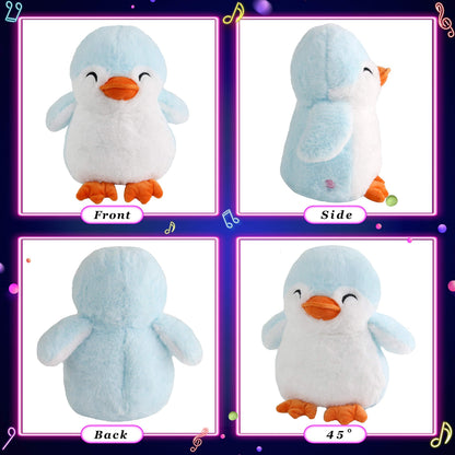 Glow Guards Light up Penguin Stuffed Animal Snuggle Soft Plush Toy with LED Night Lights Glow Birthday Children's Day for Toddler Kids, 12''