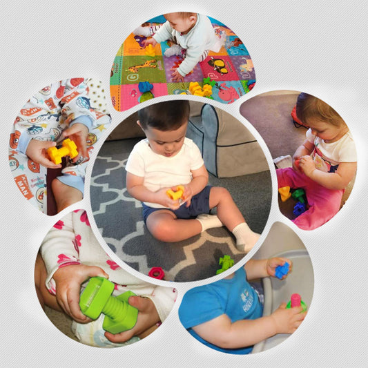 TOMYOU 32 pcs Shapes Nuts and Bolts Stacking Toys - STEM Color Sorting Learning Games - Montessori Building Kids Matching Game for Preschoolers - Construction Fine Motor Skills for Kids