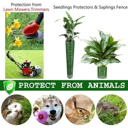 YGAOHF 7 Pack Tree Trunk Protector Guard, Expandable Tree Wraps to Protect Bark, Heavy Duty Tree Protectors from Deer, Tree Guards Trunk Protecter Trimmers, Mowers, Animals Saplings Fruit Trees
