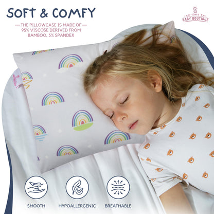 Kona's Perfect Toddler Pillow - Softest Pillowcase, 13 x 18 Inch, Ages 2-3