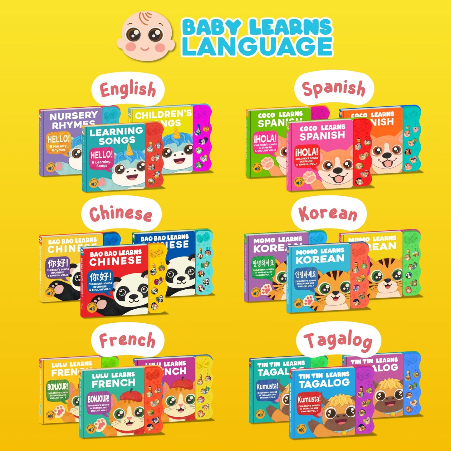 Astro Learns English Children's Songs — Musical Toys & Interactive Sound Board Books for Toddlers 1-3, Singing & Nursery Rhymes for Babies, Educational Talking Musical Toy, Sing Along Songs