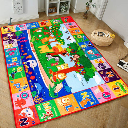 teytoy Baby Cotton Play Mat, Crawling Mat for Floor Mat Large Super Soft, Extra Thick (0.6cm), Plush Surface Foldable Non-Slip Non-Toxic
