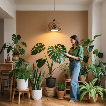 Cofiveevo Hanging Grow Lights for Indoor Plants, Full Spectrum Plant Light, with Timer and 15FT Power Cord, 30W Pendant Plant Lights for Indoor Growing, Garden, Flowers, Greenhouse (4000k)