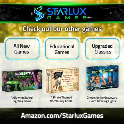 Capture The Flag REDUX: Glow-in-The-Dark Bracelet Expansion Set | Add 12 Players | Outdoor Games for Kids | Gift Idea for Teen Boys | Alternative to Hover Soccer & Light Up Basketball | By Starlux