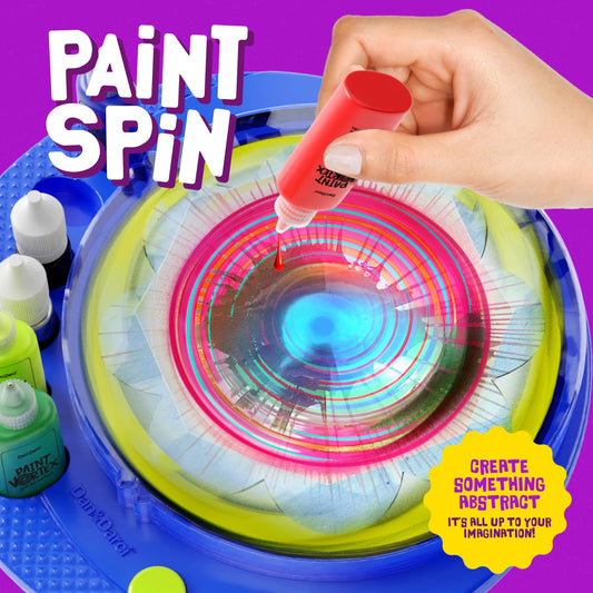 Dan&Darci Paint Spin Art Machine Kit for Kids - Gifts for Girls - Arts & Crafts for Boys, Girls - Art Craft Set for 6-9 Year Old Boy - Painting Spinner Toys - Birthday Gift Ideas for Ages 6-12