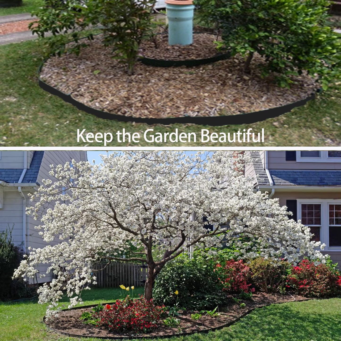 20ft x 24in x 60mil Tree Root Barrier for Landscaping & Protect Roads | Bamboo Barrier Heavy-Duty Root Blocker Rhizome Control Barrier