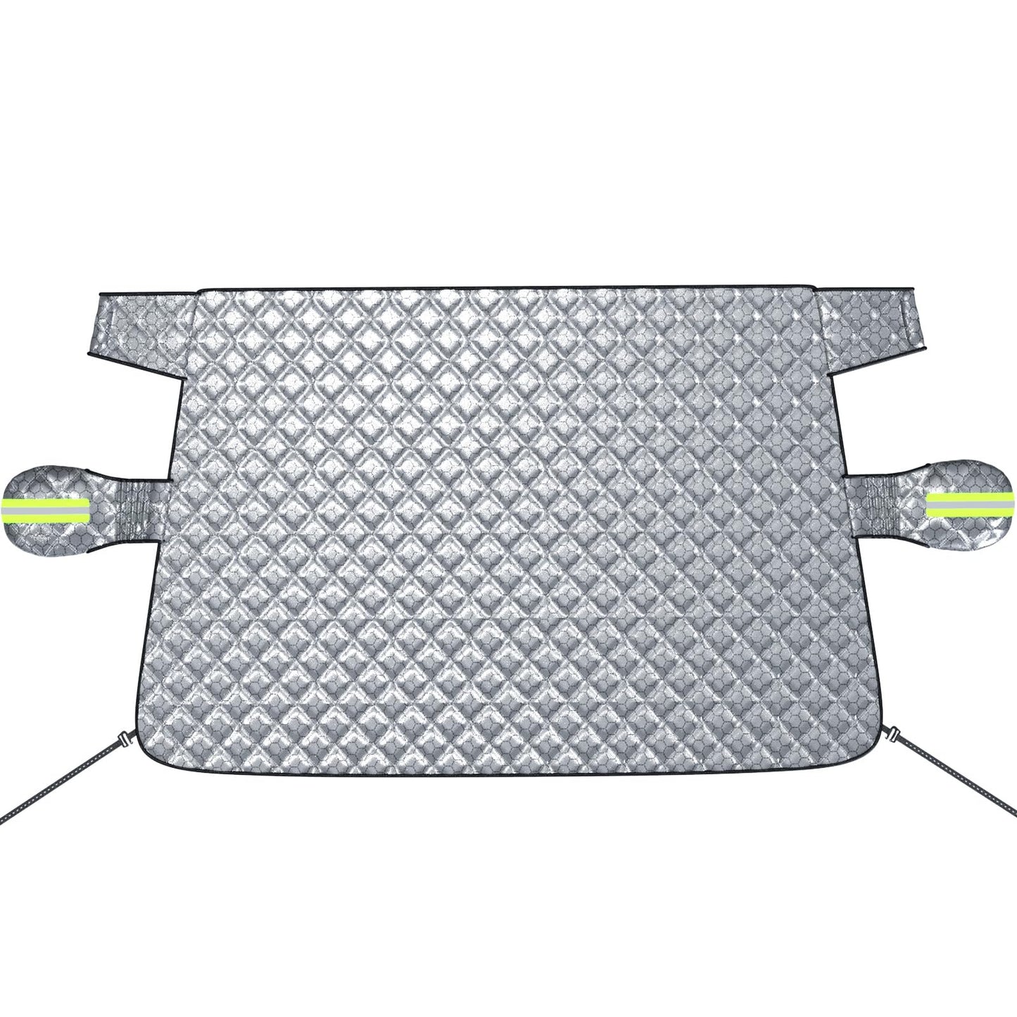 AUTOWOEL Windshield Snow Cover for Winter - Custom Fit Graphene Car Windshield Cover Outside for Ice, Snow & Hail Protection | Frost Guard with Storage Bag for SUV and Sedan (Small)