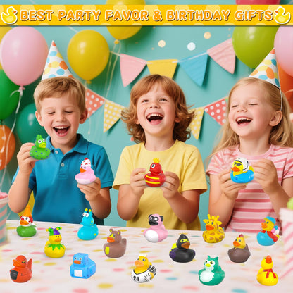 150 Pcs Rubber Ducks in Bulk,Car Ducks for Ducking,Mini Rubber Duckies for Toddler Baby Bath Toys