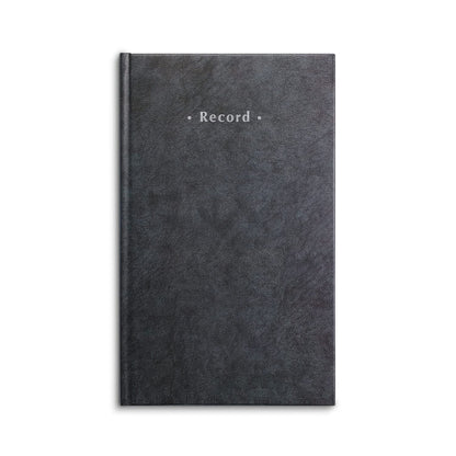Staples Record Book, Blue Marble Hardbound Ledger, 300 Numbered Pages, 7.25" x 11.75", Durable Sewn Binding Notebook for Logs, Records & Notary Entries