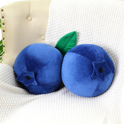 Beeveer 2 pcs Decorative Cute Fruit Plush Pillow Kawaii Hugging Plushies Gift Soft Novelty Pillow Toy Cherry Blueberry Olive Tomato Peach Shaped Cushion Seat Decor for Kids Girl Home