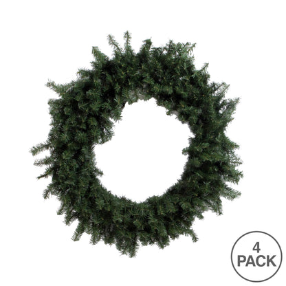 Vickerman 12" Canadian Pine Artificial Christmas Wreath, Unlit - Faux Pine Christmas Wreath - Seasonal Indoor Home Decor