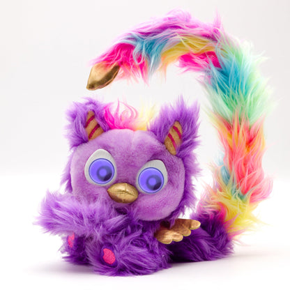 Furlings Furlittles Gryffin - 6.5" Interactive Plush Toy, 50+ Sounds & Expressions, Gift for Girls & Boys 3+, Purple