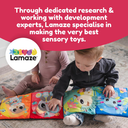 Lamaze Tummy Time Baby Mirror Toy - High Contrast Sensory Mirror for Infant Development, Foldable & Portable Baby Activity Toy, Visual & Fine Motor Stimulation for Newborns - 0 Months and Up