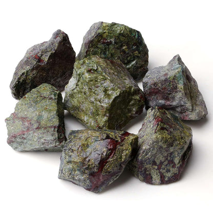 LAIDANLA 2" 1lb Dragon Blood Natural Rough Stones Crystal Large Raw Crystals Bulk Healing Gemstones for Reiki Healing Tumbling Fountain Rocks Wire Wrapping Decoration Cabbing Lapidary