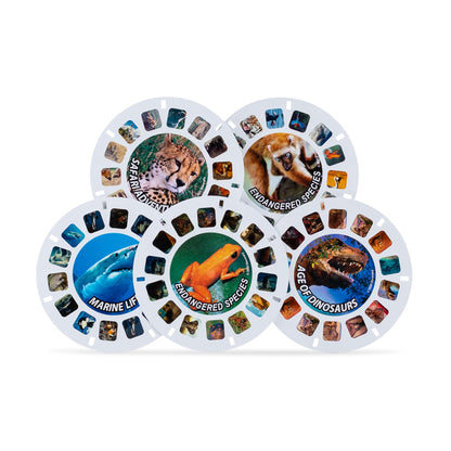 View Master Classic with Discovery Kids Reels - Metallic Viewfinder with 5 Reels Included - STEM, Retro, Nature Learning Toy for Kids and Adults, Toddlers, Ages 3+