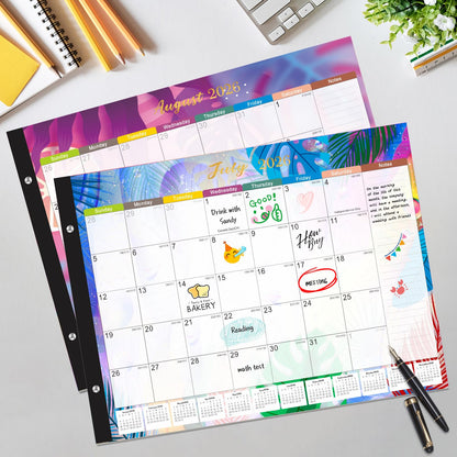Gannyfer Desk Calendar 2026-2027 - 18 Month Large Desk Calendar 2026, Use January 2026 to Jun 2027, 22" x 17" Desktop Pad Calendar, Office Supplies Perfect for Planning and Organizing In Your Home, School or Office