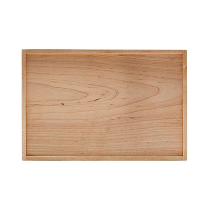 pandapark Wood Organizer Tray,Black Walnut,Desk & Drawer Storage Box (Maple Master)