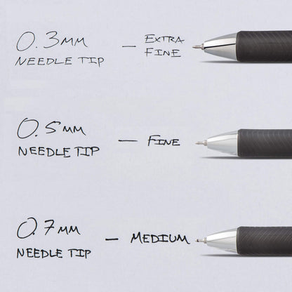 PENBLN75C - Pentel EnerGel Needle Tip Liquid Gel Ink Pens