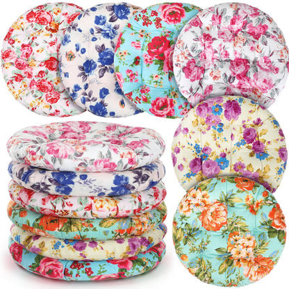 Briwooody 6 Pcs Boho Floor Pillow Cushions Seating 15 x 15 Inches Boho Floor Pillow Round Seat Reading Chair Cushions Yoga Mandala Meditation Pouf for Classroom Home School Playing Supplies
