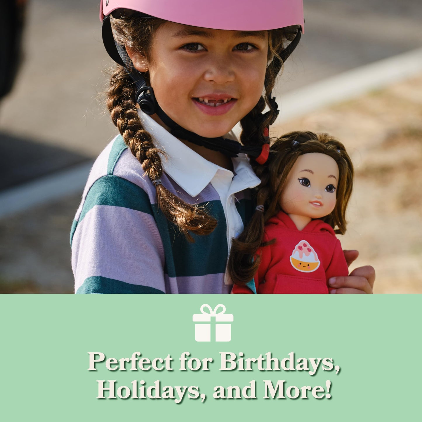 Jilly Bing Riley Mixed Baby Doll - Authentic Asian and Caucasian Multicultural Baby Dolls for Kids, Gifts for Kids Encouraging Imaginative Play and Cultural Representation, Gifts for Girls & Boys