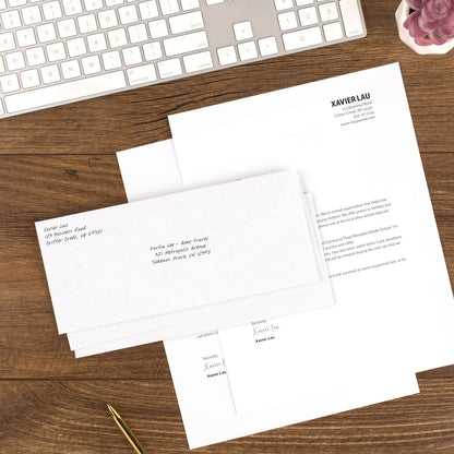 Mead #10 Security Business Envelopes Letter Size 4-1/8" x 9-1/2" – Peel and Seal, Privacy Lined, No-Window, Press-It Seal-It Self-Adhesive for Home & Office Mailing, 500 Count (740010)