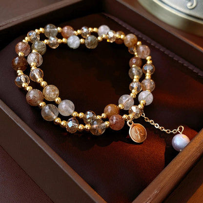 Harmi&Aur pink pearl bracelet layered bracelets for women stacking bracelets gold beaded bracelets bridesmaid bracelets gift for Women