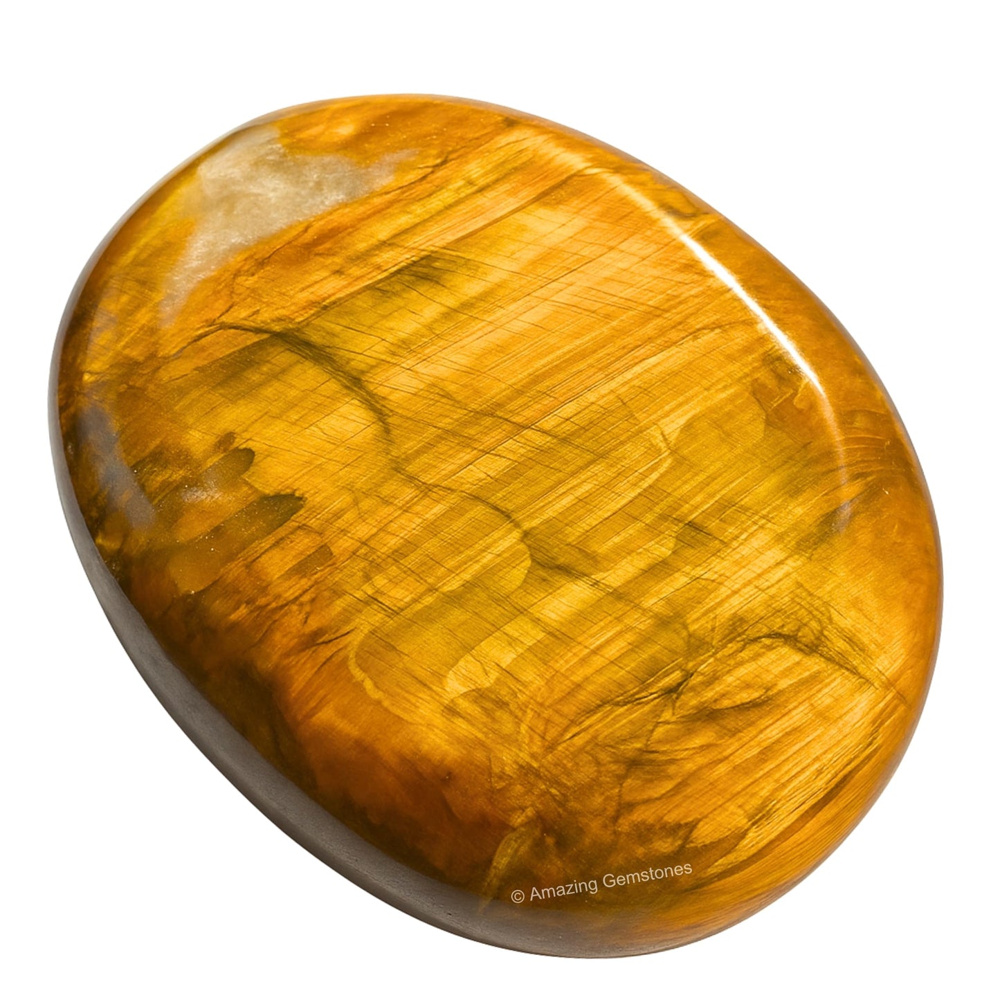 Amazing Gemstone Nellite Crystals, Healing Stones - Large Palm Stone Crystals Piedra- for Good Luck, Balanced Positive Energy, Meditation - Unique Stocking Stuffers, Birthday Gifts for Women, Men